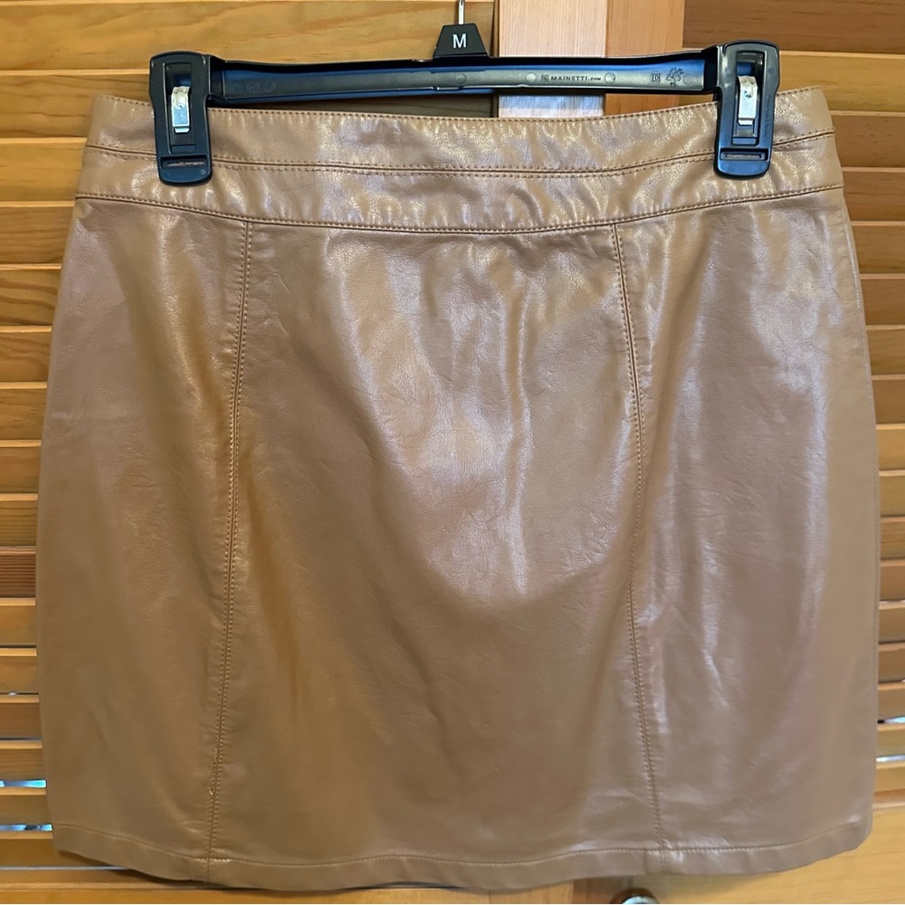 NWT SO Women’s Faux Leather Mini Skirt Large